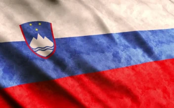 Free Video Stock Slovenia Flag While Waving D
