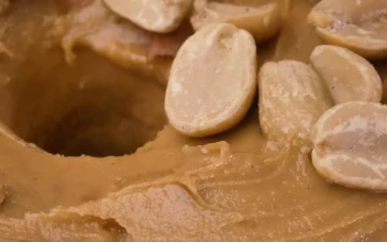 Free Video Stock Slowly Rotating Peanut Butter And Peanut Donut