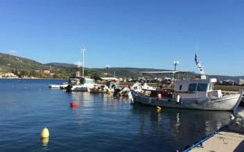 Free Video Stock Small Boats In A Village Harbor
