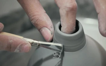 Free Video Stock Small Clay Shaping Tool
