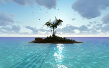 Free Video Stock Small Island Paradise Made In D On A Sunny Day