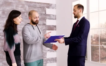 Free Video Stock Smiling Couple Signs Real Estate Investment Contract And Hugs