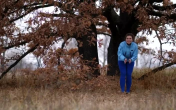 Free Video Stock Smiling Woman Calling Her Dog In The Rain
