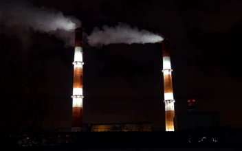 Free Video Stock Smoke Coming From A Factory At Night