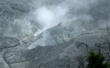 Free Video Stock Smoke Coming From A Volcanic Crater