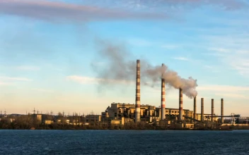 Free Video Stock Smoke Coming Out Of A Power Plant Near The River