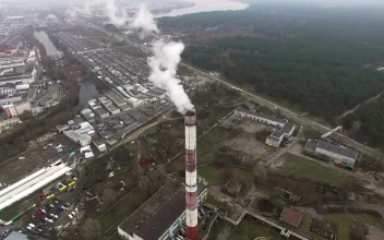 Free Video Stock Smoke Coming Out Of Industrial Tower