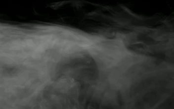 Free Video Stock Smoke Rising Down In A Black Room
