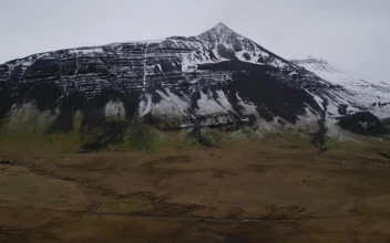 Free Video Stock Snow Covered Mountain Range