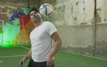 Free Video Stock Soccer Freestyler Doing Skillful Tricks With The Ball