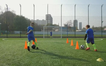 Free Video Stock Soccer Training Session