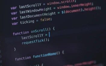 Free Video Stock Software Developer Working On Code Screen Close Up