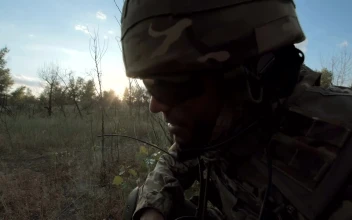 Free Video Stock Soldier Smoking On The Countryside