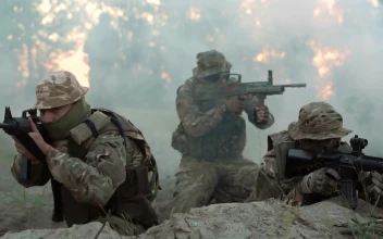 Free Video Stock Soldiers In The Middle Of A War Zone