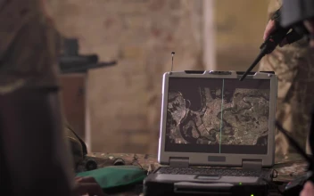 Free Video Stock Soldiers Looking At A Map