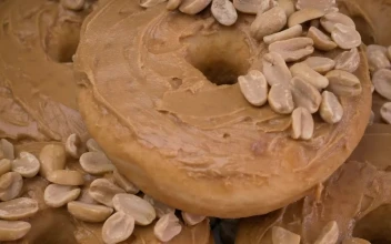 Free Video Stock Some Donuts With Peanut Butter And Peanuts