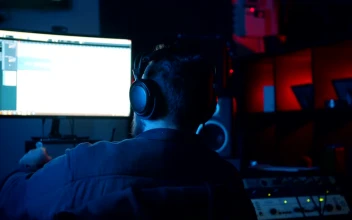 Free Video Stock Sound Engineer Working At His Recording Studio