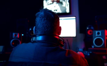 Free Video Stock Sound Engineer Working On A Recording Studio