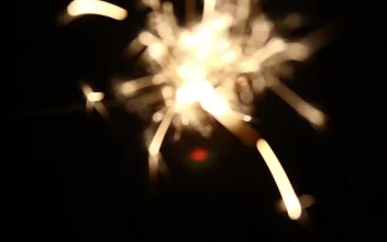 Free Video Stock Sparkler Burning Brightly
