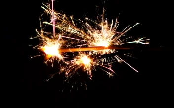 Free Video Stock Sparks Flame Lights Burning Slowly