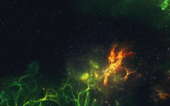Free Video Stock Spectacular Fluorescent Nebulae In Space