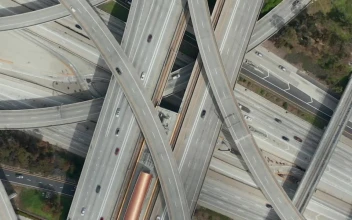 Free Video Stock Spectacular Shot Of Judge Pregerson Highway