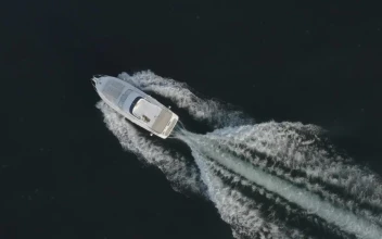Free Video Stock Speedboat Cutting Across The Ocean