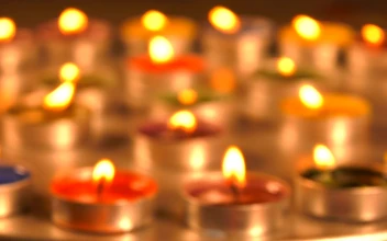 Free Video Stock Spiritual Stage Filled With Small Candles