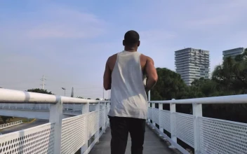 Free Video Stock Sportsman Doing Cardio Training