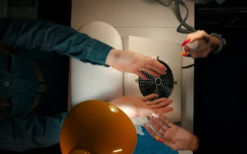 Free Video Stock Spraying Hand Sanitazer Before Manicure