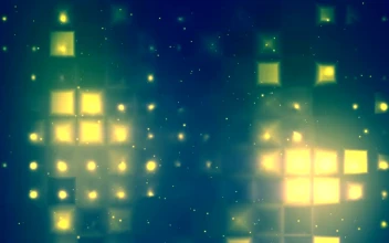 Free Video Stock Square Blinking Lights Wall