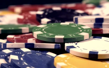 Free Video Stock Stacked Multicolor Casino Chips