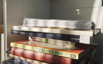 Free Video Stock Stacked Library Books