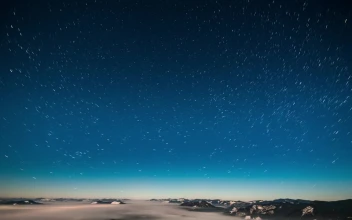 Free Video Stock Starry Blue Sky Time Lapse