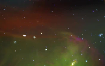 Free Video Stock Stars And Galaxies In Space Through Apparent Auroras