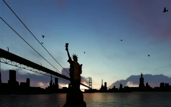 Free Video Stock Statue Of Liberty By The Brooklyn Bridge D