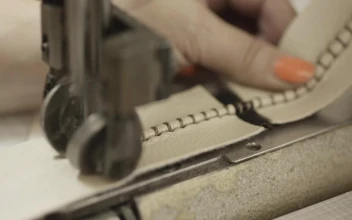 Free Video Stock Stitching Leather Material