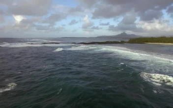 Free Video Stock Storm Heading Towards An Island
