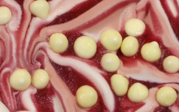 Free Video Stock Strawberry Ice Cream With White Chocolate