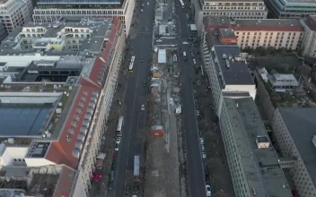 Free Video Stock Streets Of Berlin With Low Traffic Aerial