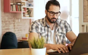 Free Video Stock Stressed Man At Work From Home