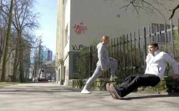 Free Video Stock Stretching Before Going For A Run