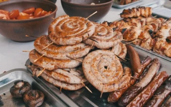 Free Video Stock Strips Of Meat Ready To Eat At The Market