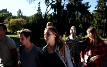 Free Video Stock Students Walking Outside College