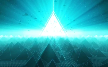 Free Video Stock Stunning Digital D World Filled With Pyramids