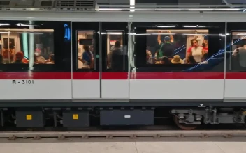 Free Video Stock Subway Cars Departing From An Underground Station