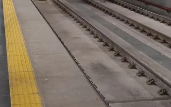 Free Video Stock Subway Line Arriving At An Underground Station