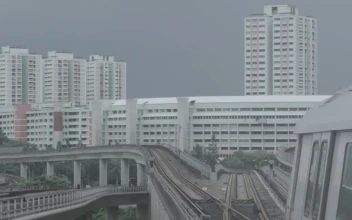 Free Video Stock Subway Train Above Ground