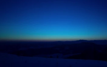 Free Video Stock Sun Shine At Dawn In A Winter Forest
