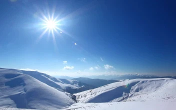 Free Video Stock Sunny Afternoon On A Winter Mountains